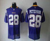 Nike Vikings -28 Adrian Peterson Purple Team Color Stitched NFL Elite Jersey