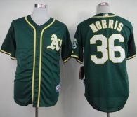 Oakland Athletics #36 Derek Norris Green Cool Base Stitched MLB Jersey