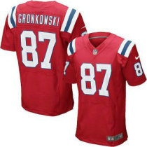 Nike New England Patriots -87 Rob Gronkowski Red game Jersey