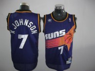 Phoenix Suns -7 K Johnson Throwback Purple Stitched NBA Jersey