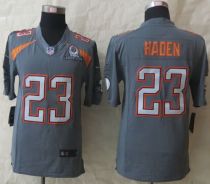 Nike Cleveland Browns -23 Joe Haden Grey Pro Bowl Men's Stitched NFL Elite Team Irvin Jersey