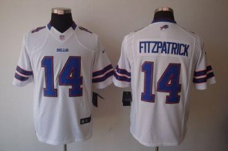 Nike Bills -14 Ryan Fitzpatrick White Stitched NFL Limited Jersey