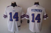 Nike Bills -14 Ryan Fitzpatrick White Stitched NFL Limited Jersey