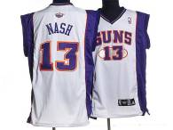 Phoenix Suns -13 Steve Nash Stitched White NBA Jersey