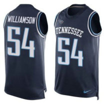 Nike Tennessee Titans -54 Avery Williamson Navy Blue Alternate Stitched NFL Limited Tank Top Jersey