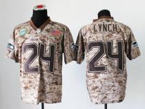 Nike Seattle Seahawks #24 Marshawn Lynch Camo Men‘s Stitched NFL New Elite USMC Jersey