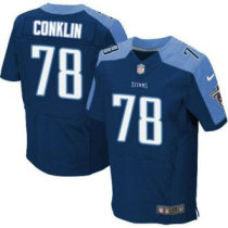 Nike Titans -78 Jack Conklin Navy Blue Alternate Stitched NFL Elite Jersey