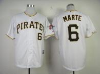 Pittsburgh Pirates #6 Starling Marte White Cool Base Stitched MLB Jersey