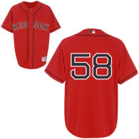 Boston Red Sox #58 Jonathan Papelbon Stitched Red MLB Jersey