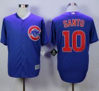 Chicago Cubs -10 Ron Santo Blue New Cool Base Stitched MLB Jersey