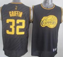 Los Angeles Clippers -32 Blake Griffin Black Precious Metals Fashion Stitched NBA Jersey