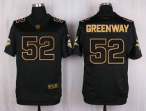 Nike Minnesota Vikings -52 Chad Greenway Black Stitched NFL Elite Pro Line Gold Collection Jersey
