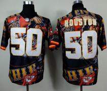 Nike Kansas City Chiefs #50 Justin Houston Houston Team Color Men's Stitched NFL Elite Fanatical Ver