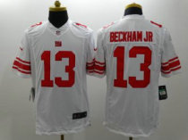 Nike New York Giants -13 Beckham Jr White NFL Limited Jerseys