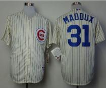 Chicago Cubs -31 Greg Maddux Cream 1969 Turn Back The Clock Stitched MLB Jersey