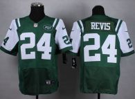 Nike New York Jets -24 Darrelle Revis Green Team Color Men's Stitched NFL Elite Jersey