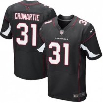 Nike Arizona Cardinals -31 Cromartie Jersey Black Elite Alternate Jersey