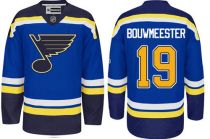 St Louis Blues -19 Jay Bouwmeester Light Blue Home Stitched NHL Jersey