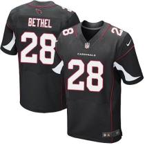 Nike Arizona Cardinals -28 Justin Bethel Black Alternate Stitched NFL Elite Jersey