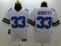 Nike Dallas Cowboys #33 Tony Dorsett White Men's Stitched NFL Elite Jersey