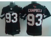 2012 NEW Arizona Cardinals 93 Calais Campbell Black NFL Jerseys(Elite)