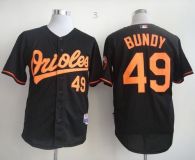 Baltimore Orioles #49 Dylan Bundy Black Cool Base Stitched MLB Jersey