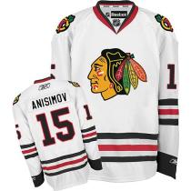 Chicago Blackhawks -15 Artem Anisimov White Stitched NHL Jersey