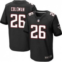 Nike Atlanta Falcons 26 Tevin Coleman Black Alternate Stitched NFL Elite Jersey