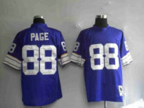 Mitchell&Ness Vikings -88 Alan Page Purple Stitched Throwback NFL Jersey