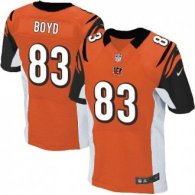 Nike Bengals -83 Tyler Boyd Orange Alternate Stitched NFL Elite Jersey