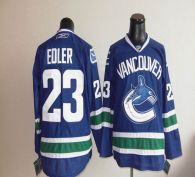 Vancouver Canucks -23 Alexander Edler Blue Stitched NHL Jersey