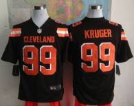 Nike Cleveland Browns -99 Paul Kruger Brown Team Color Stitched NFL Game Jersey
