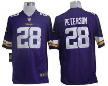 Nike Minnesota Vikings -28 Adrian Peterson Purple Team Color Stitched NFL Game Jersey