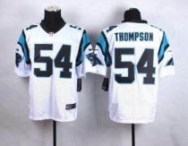 Nike Carolina Panthers -54 Shaq Thompson White Stitched NFL Elite Jersey
