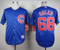 Chicago Cubs -68 Jorge Soler Blue Alternate Cool Base Stitched MLB Jersey