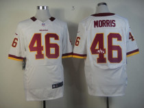 Nike NFL Washington Redskins -46 Alfred Morris White Elite Autographed Jersey