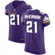 Nike Vikings -21 Jerick McKinnon Purple Team Color Stitched NFL Vapor Untouchable Elite Jersey