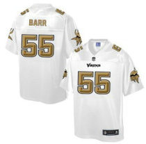 Nike Minnesota Vikings -55 Anthony Barr White NFL Pro Line Fashion Game Jersey