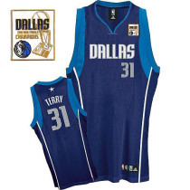 Dallas Mavericks 2011 Champion Patch -31 Jason Terry Blue Stitched NBA Jersey