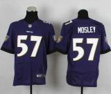 Nike Ravens -57 CJ Mosley Purple Team Color Men's Stitched NFL New Elite Jersey
