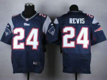 Nike New England Patriots -24 Darrelle Revis Navy Blue Team Color NFL Elite Jersey