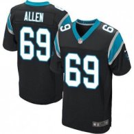 Nike Carolina Panthers -69 Jared Allen Black Team Color Stitched NFL Elite Jersey