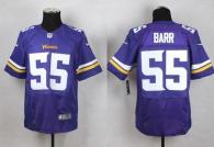 Nike Minnesota Vikings #55 Anthony Barr Purple Team Color Men's Stitched NFL Elite Jersey