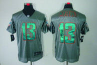 Autographed Nike NFL Men Miami Dolphins #13 Dan Marino Elite Grey Vapor Stitched Jersey