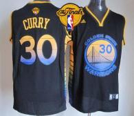 Golden State Warriors -30 Stephen Curry Black Vibe The Finals Patch Stitched NBA Jersey