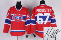 Autographed Montreal Canadiens -67 Max Pacioretty Red New CH Stitched NHL Jersey