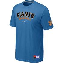 San Francisco Giants light Blue Nike Short Sleeve Practice T-Shirt