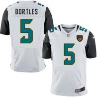 Nike Jacksonville Jaguars #5 Blake Bortles White Men's Stitched NFL Elite Jersey