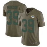 Nike Packers -39 Demetri Goodson Olive Stitched NFL Limited 2017 Salute To Service Jersey