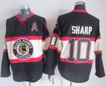 Chicago Blackhawks -10 Patrick Sharp Black Third CCM Stitched NHL Jersey